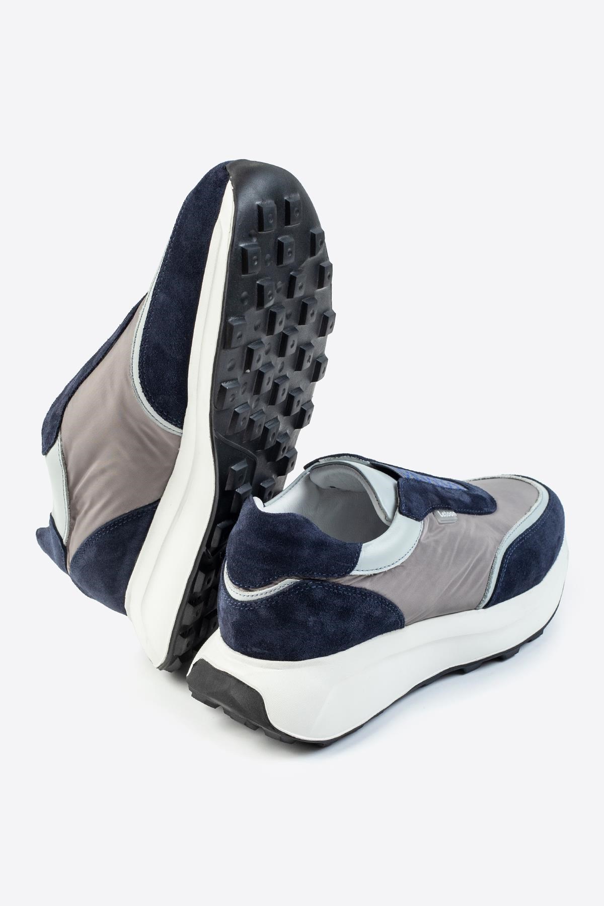 Letoon LTN-S03 Deri Lacivert Erkek Sneaker
