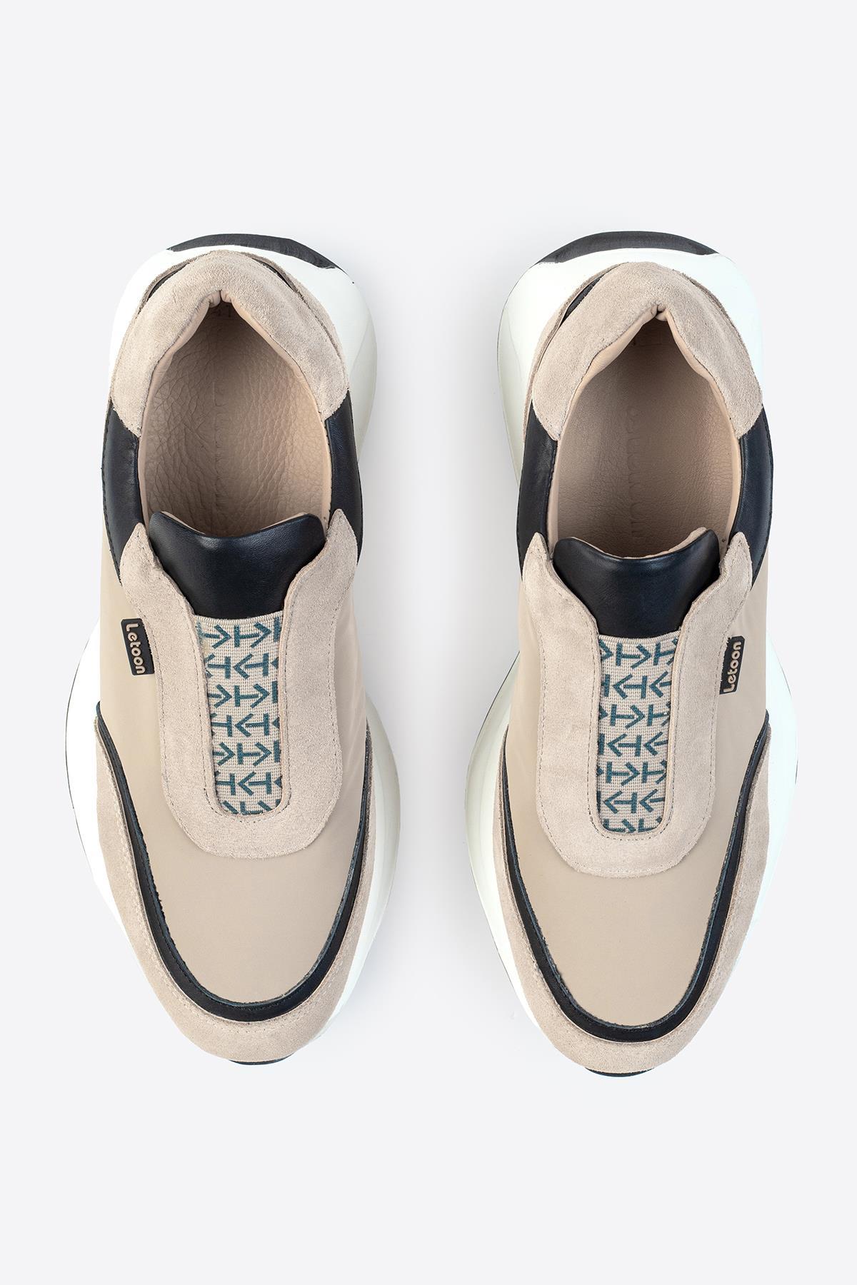 Letoon LTN-S03 Deri Bej Erkek Sneaker Letoon LTN-S03 Deri Bej Erkek Sneaker 