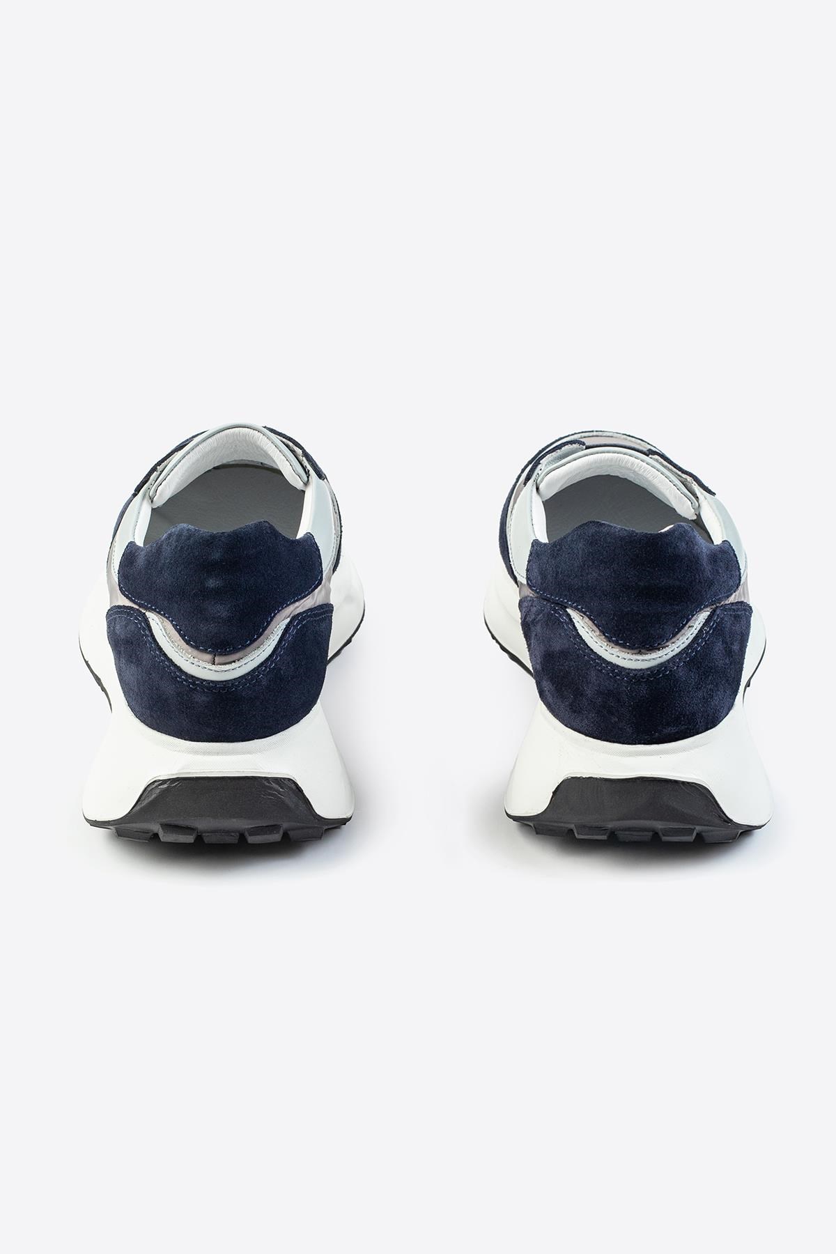 Letoon LTN-S03 Deri Lacivert Erkek Sneaker