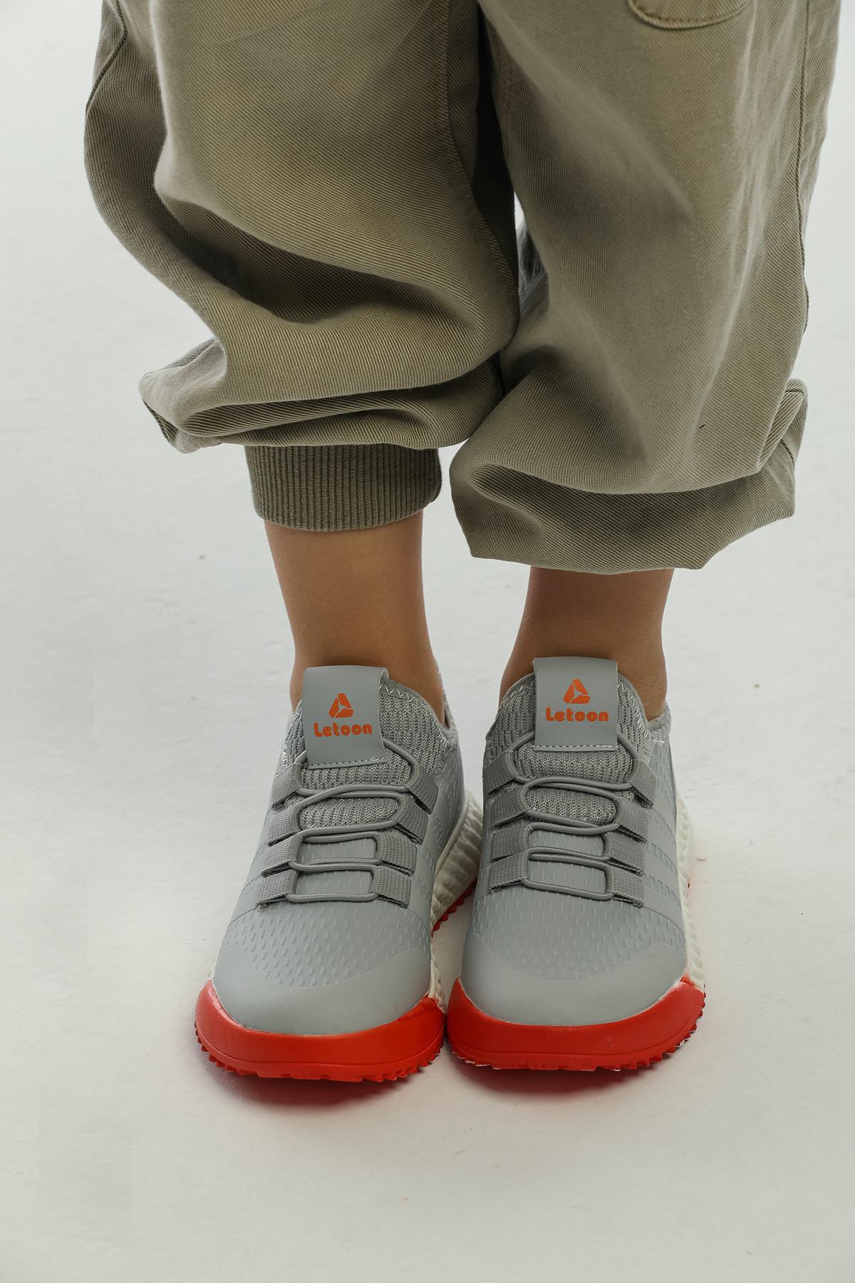 Letoon Ltn020kids Unisex Gri Spor AyakkabıLetoon Ltn020kids Unisex Gri Spor Ayakkabı