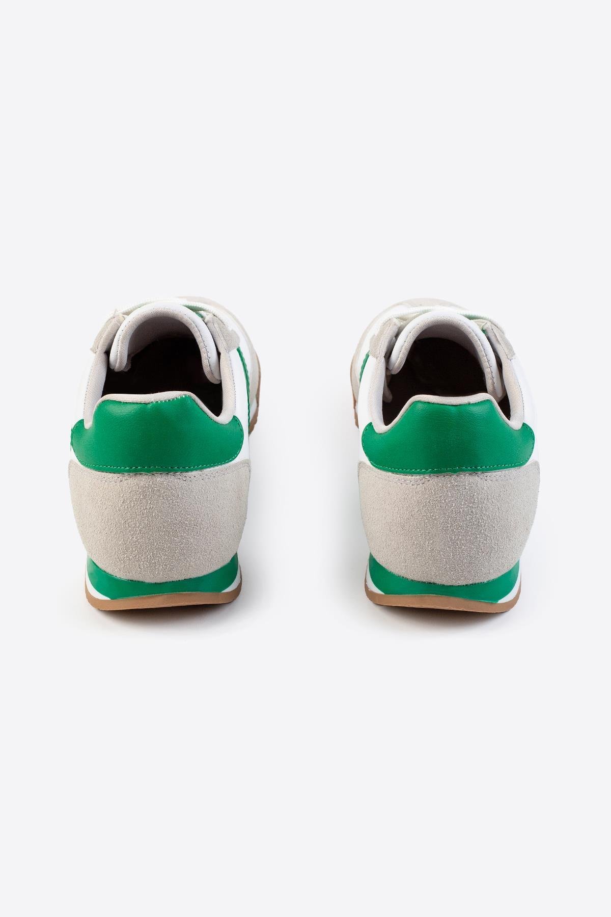 Letoon LTN06New Gunluk Beyaz Yeşil Spor AyakkabıLetoon LTN06New Gunluk Beyaz Yeşil Spor Ayakkabı