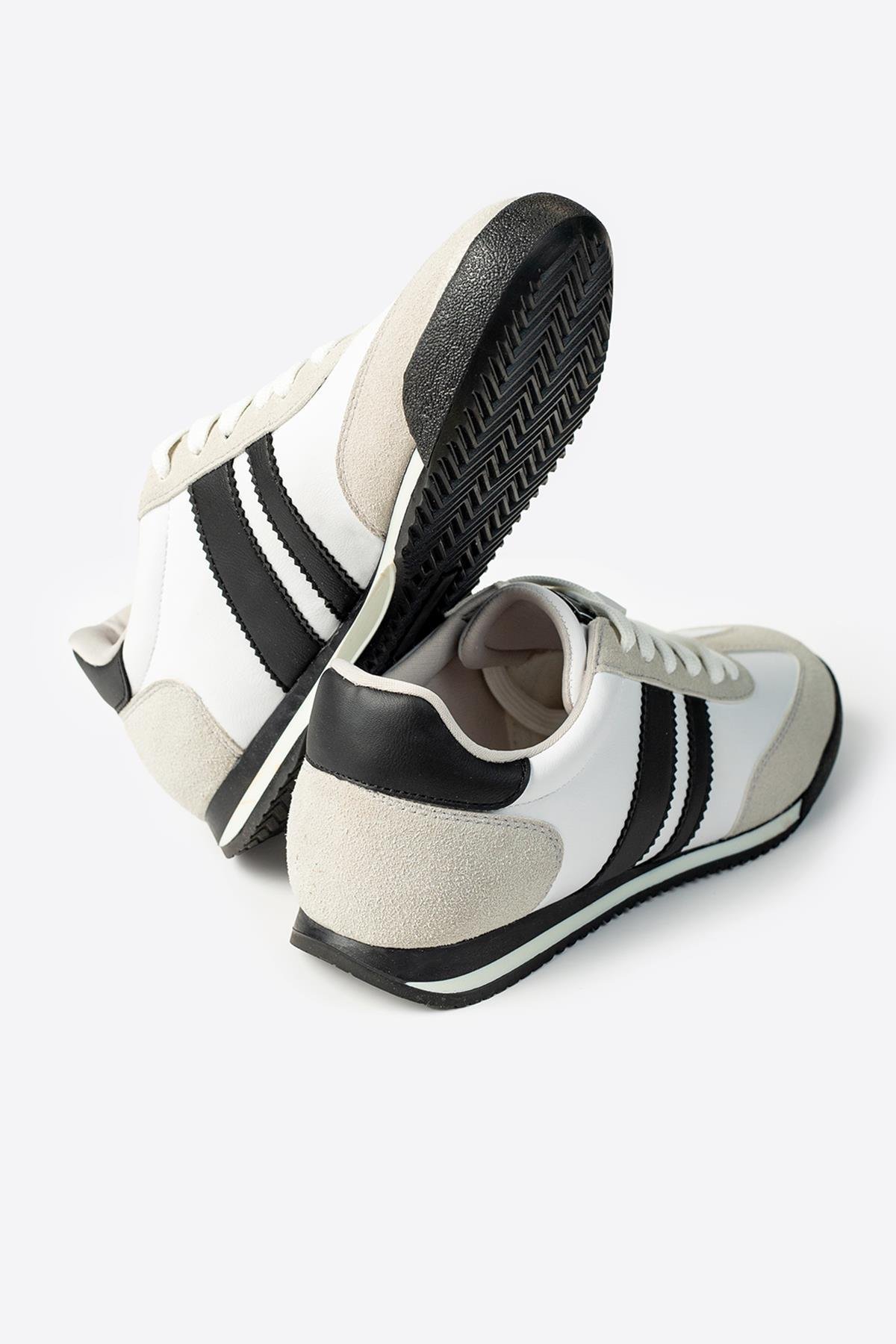 Letoon LTN06NEW Siyah Beyaz Gunluk Spor AyakkabıLetoon LTN06NEW Siyah Beyaz Gunluk Spor Ayakkabı