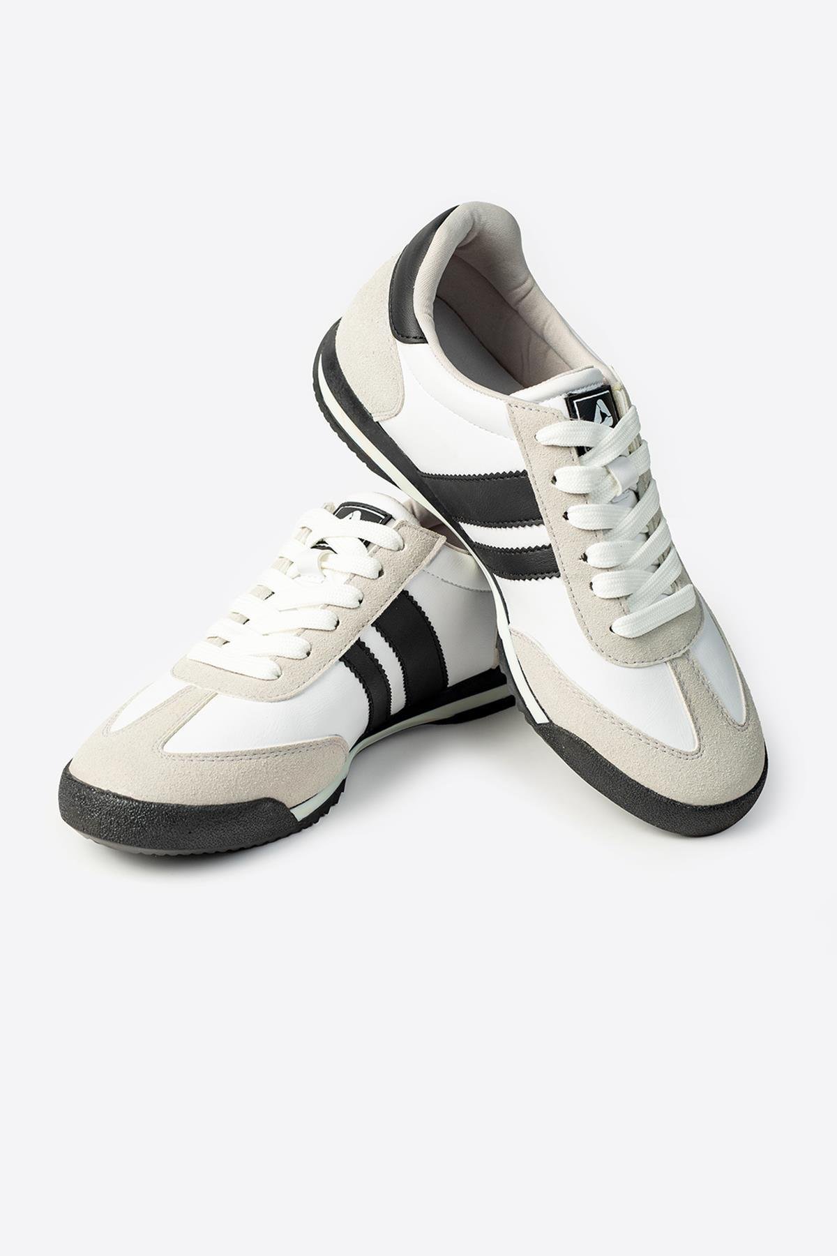 Letoon LTN06NEW Siyah Beyaz Gunluk Spor AyakkabıLetoon LTN06NEW Siyah Beyaz Gunluk Spor Ayakkabı