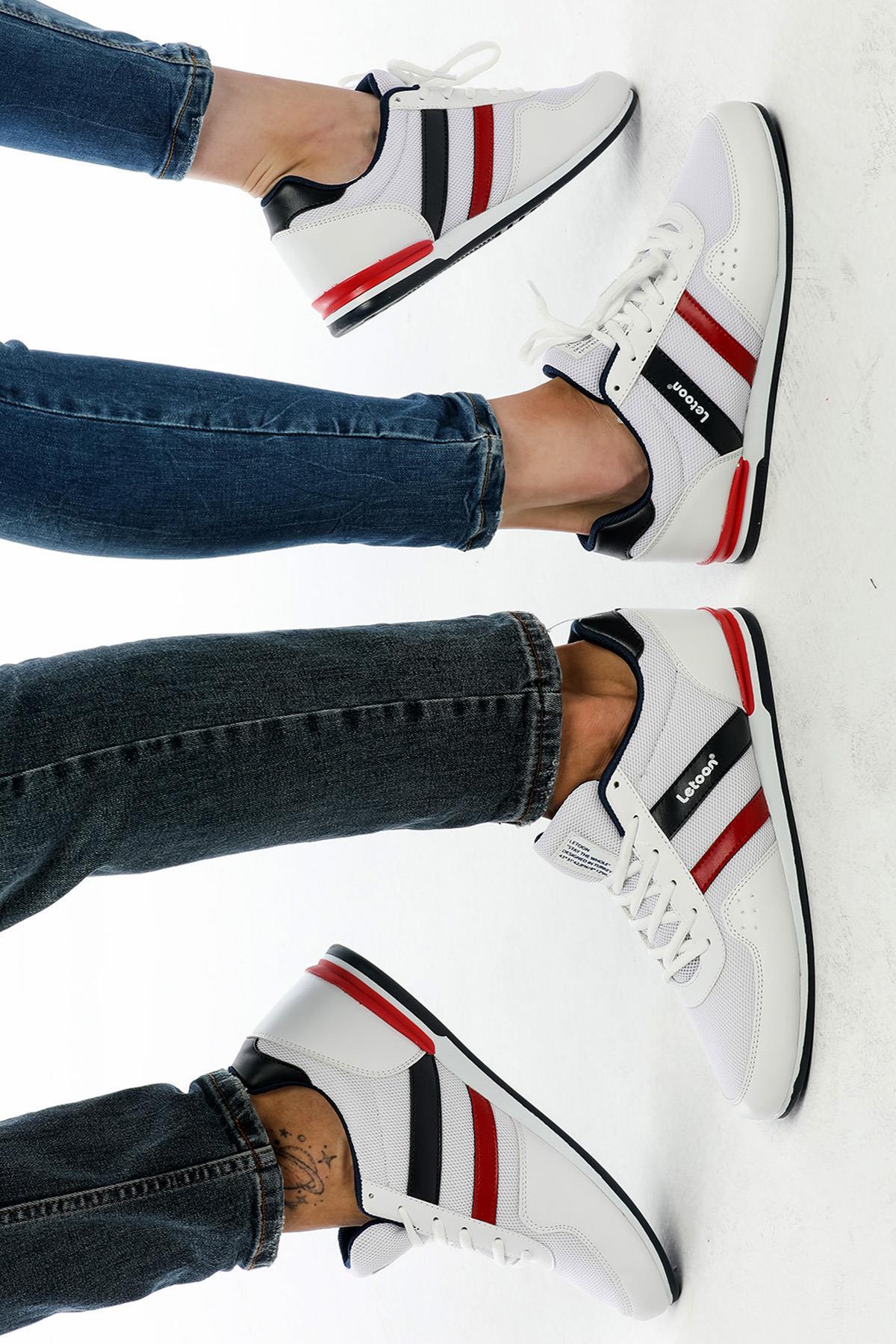 Letoon LTN07 Unisex Beyaz Günlük AyakkabıLetoon LTN07 Unisex Beyaz Günlük Ayakkabı