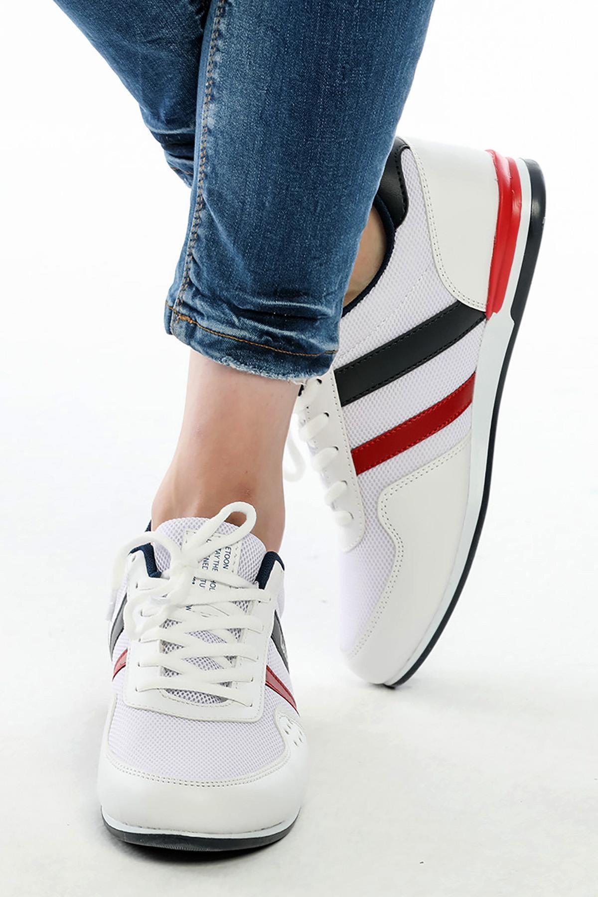 Letoon LTN07 Unisex Beyaz Günlük AyakkabıLetoon LTN07 Unisex Beyaz Günlük Ayakkabı