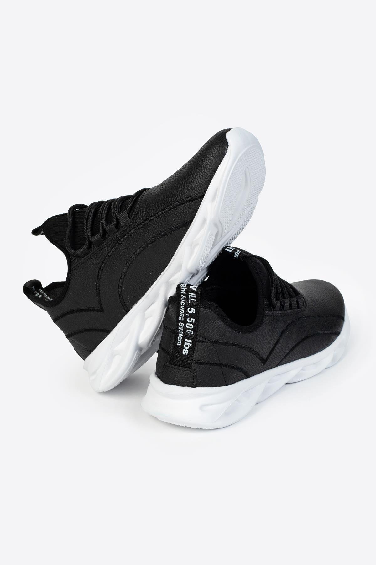 Letoon LTN101 Erkek Siyah Beyaz Renk Spor Ayakkabı Letoon LTN101 Erkek Siyah Beyaz Renk Spor Ayakkabı 