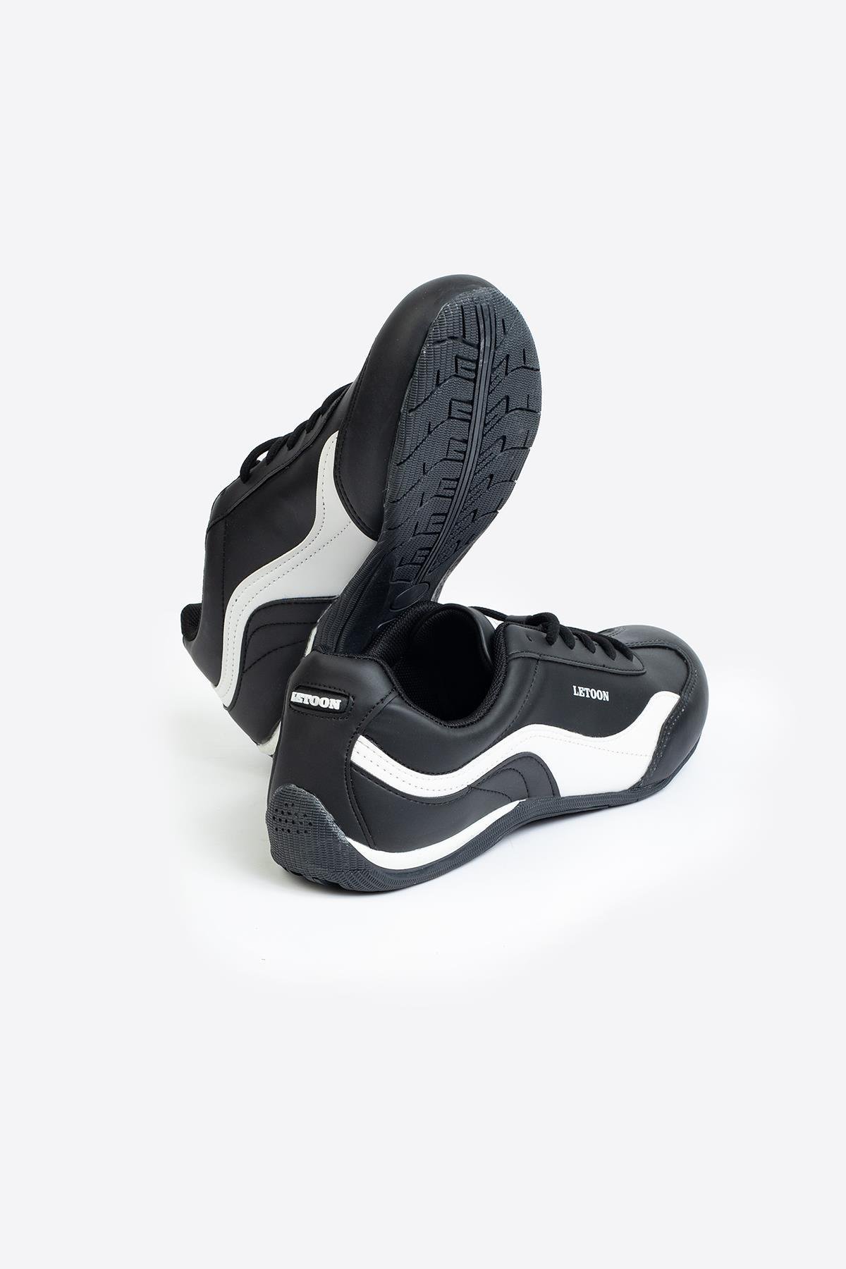 Letoon LTN4002 UrbanLine Erkek Siyah Beyaz Spor AyakkabıLetoon LTN4002 UrbanLine Erkek Siyah Beyaz Spor Ayakkabı