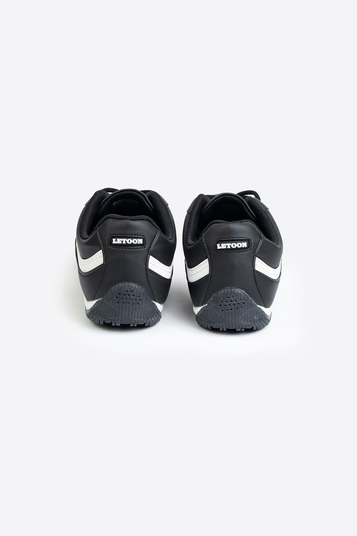 Letoon LTN4002 UrbanLine Erkek Siyah Beyaz Spor AyakkabıLetoon LTN4002 UrbanLine Erkek Siyah Beyaz Spor Ayakkabı