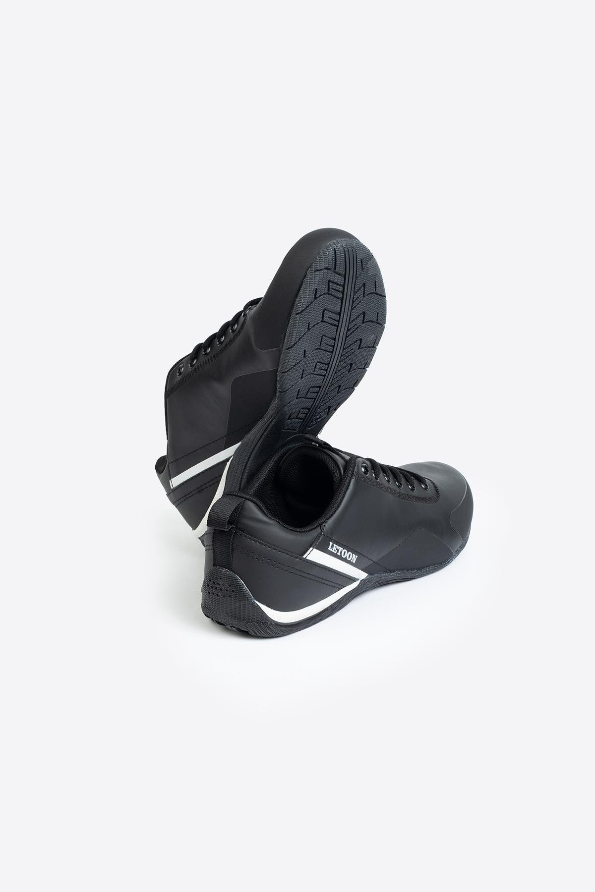 Letoon LTN4006 SoftFlex Hafif Taban Erkek Siyah Beyaz SneakerLetoon LTN4006 SoftFlex Hafif Taban Erkek Siyah Beyaz Sneaker