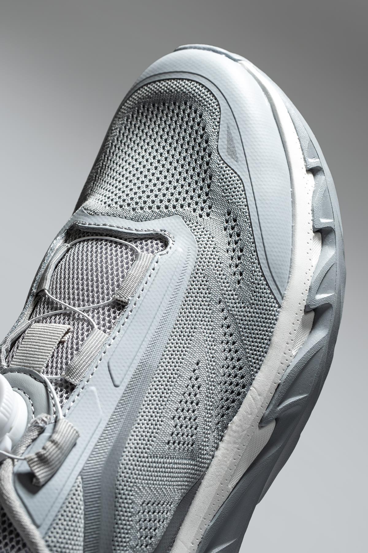 Letoon MOVE-11 Nefes Alabilen File Yapı, Hafif EVA Taban, Bağcıklı Gri Günlük Ayakkabı Letoon MOVE-11 Nefes Alabilen File Yapı, Hafif EVA Taban, Bağcıklı Gri Günlük Ayakkabı 