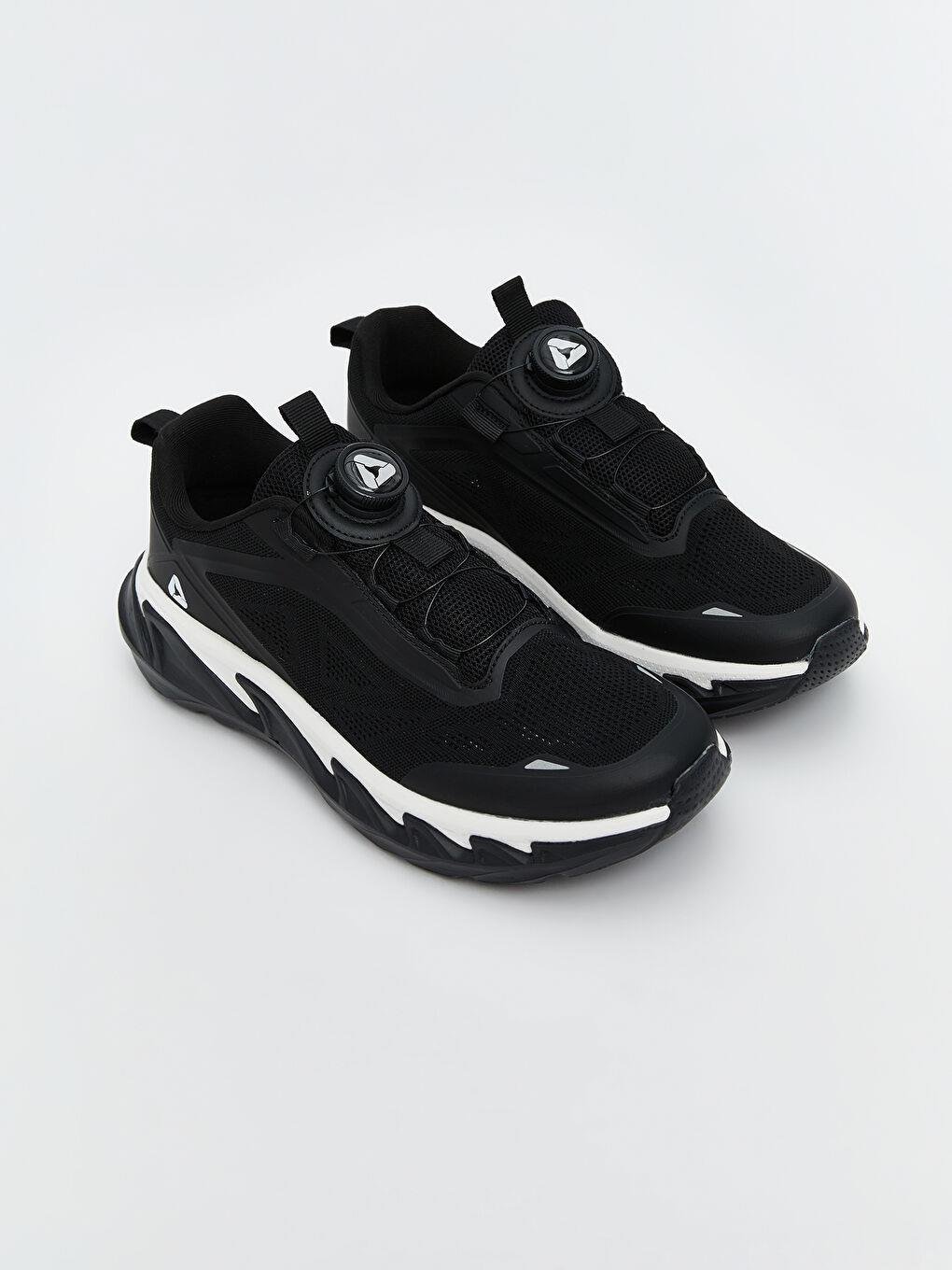 Nefes Alabilen File Yapı, Hafif EVA Taban, Bağcıklı Günlük Ayakkabı 