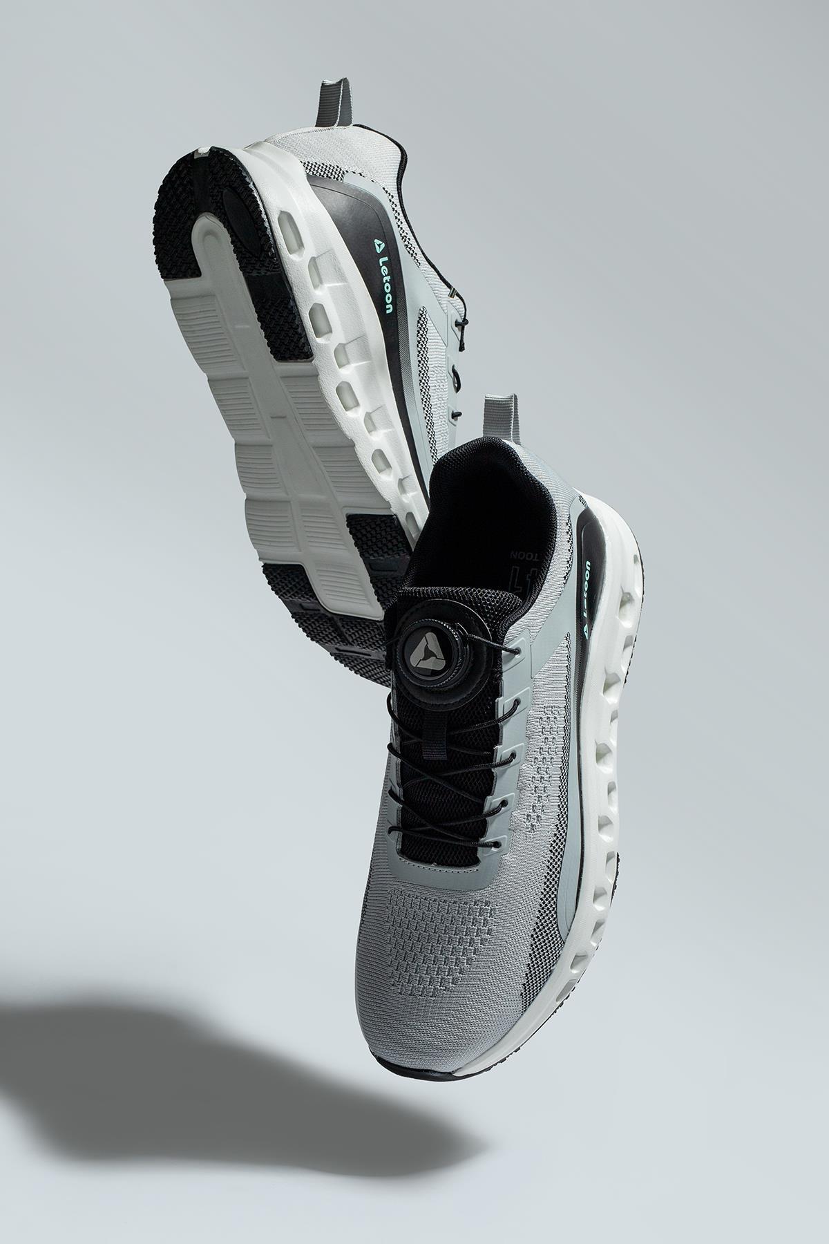 Letoon Move-18 Gri Renk Havalı Tabanlı Spor AyakkabıLetoon Move-18 Gri Renk Havalı Tabanlı Spor Ayakkabı