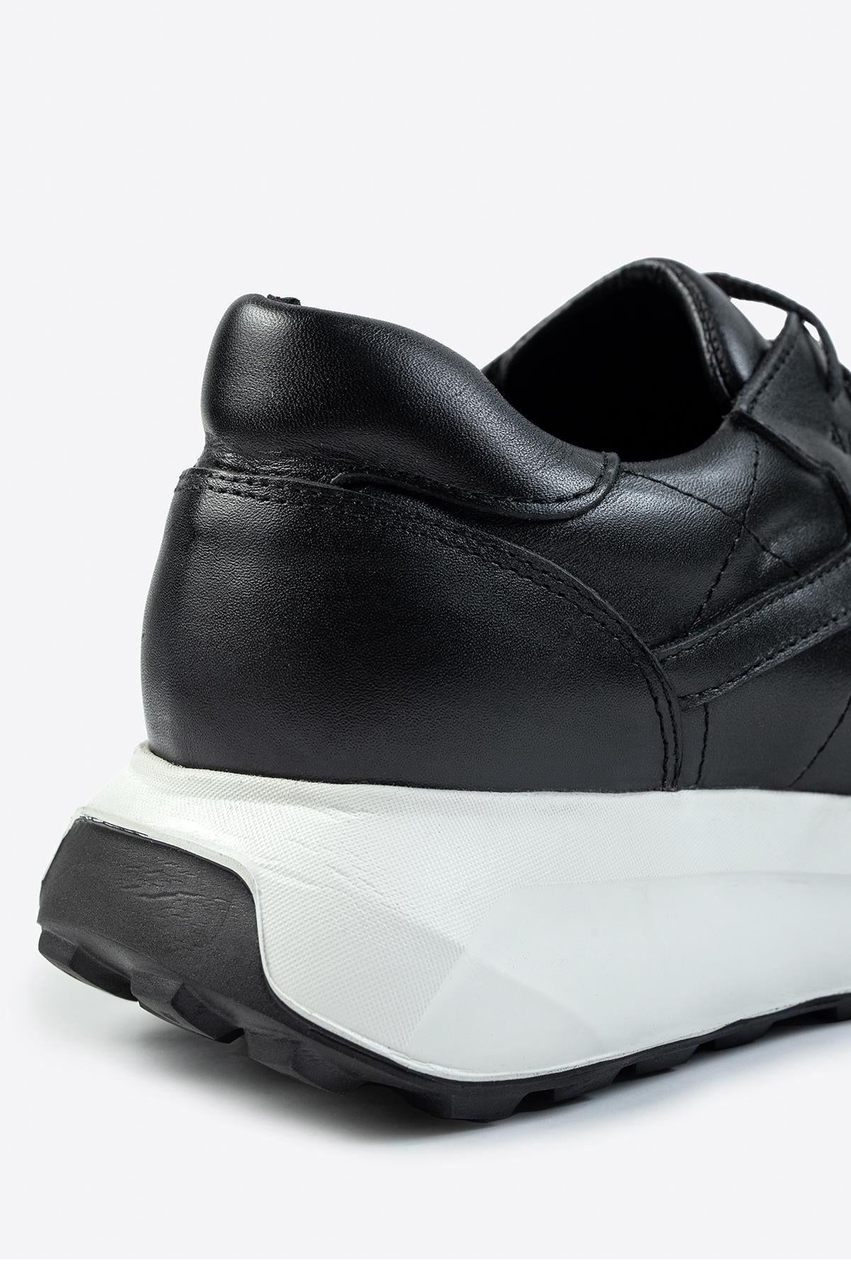 Letoon Nopa Hakiki Deri Siyah Erkek Sneaker Letoon Nopa Hakiki Deri Siyah Erkek Sneaker 