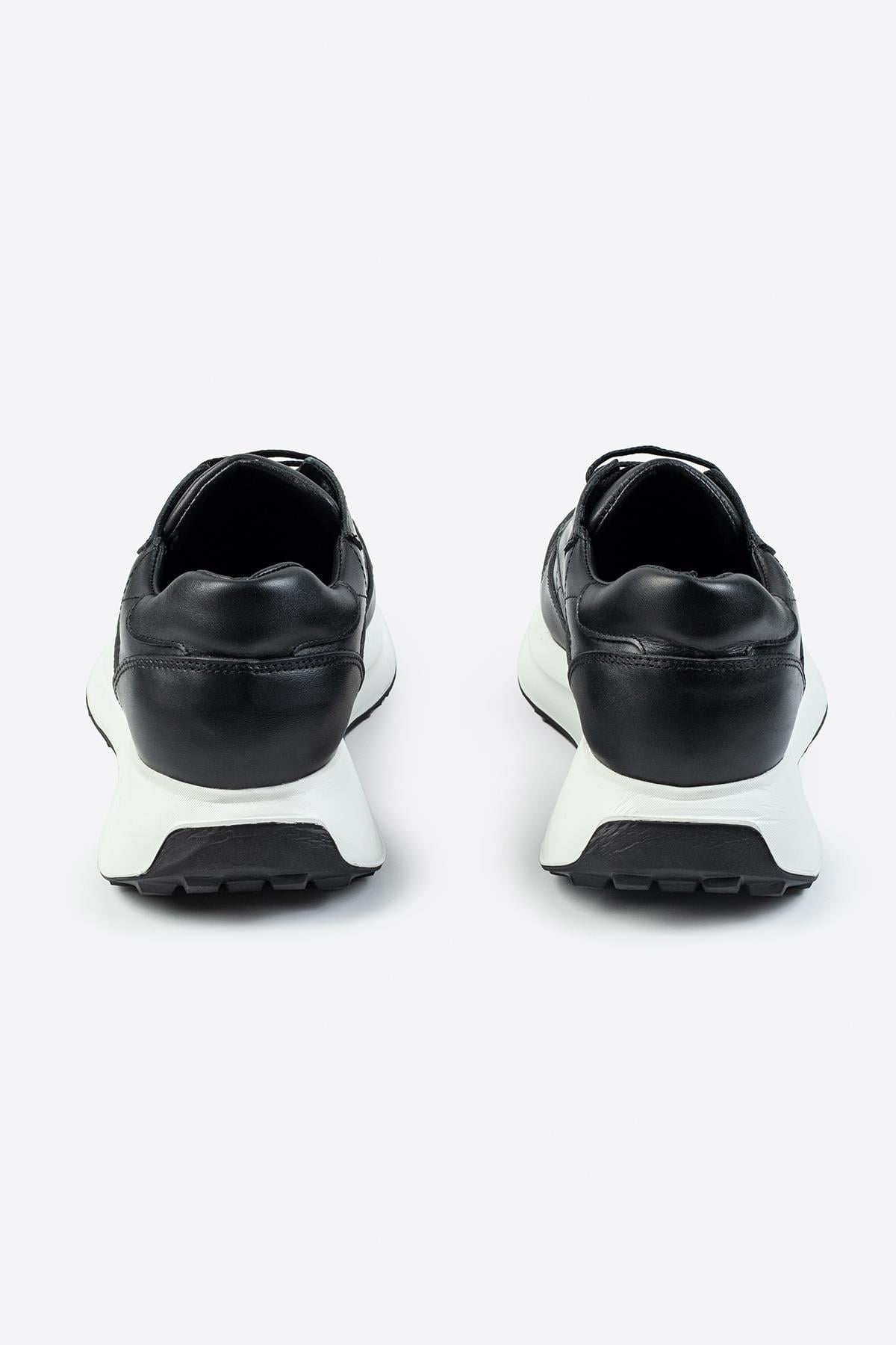 Letoon Nopa Hakiki Deri Siyah Erkek Sneaker Letoon Nopa Hakiki Deri Siyah Erkek Sneaker 