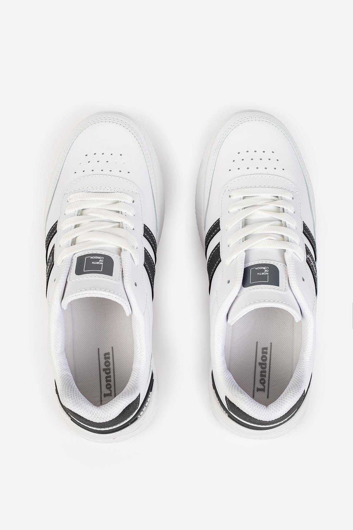 Letoon Street Style Beyaz Gri Günlük Sneaker Letoon Street Style Beyaz Gri Günlük Sneaker 