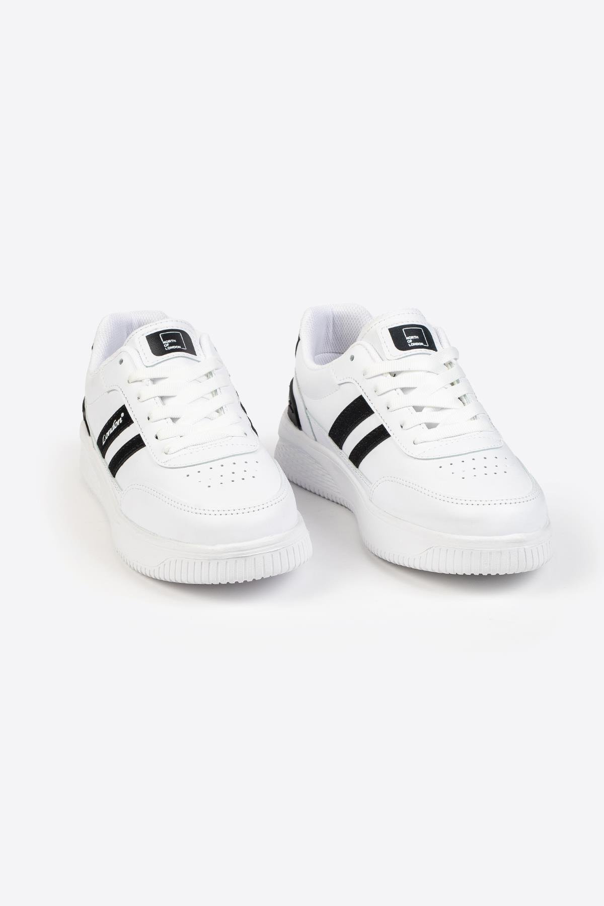 Letoon Street Style Siyah Beyaz Günlük Sneaker Letoon Street Style Siyah Beyaz Günlük Sneaker 