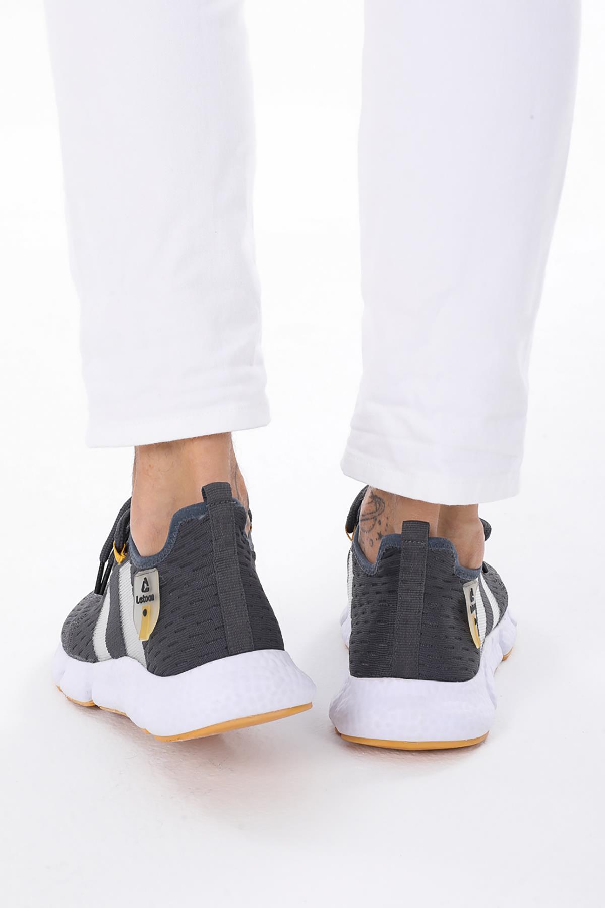 Letoon Te7 Unisex Füme Hardal Spor AyakkabıLetoon Te7 Unisex Füme Hardal Spor Ayakkabı