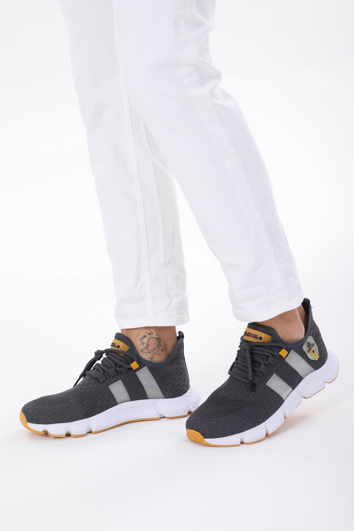 Letoon Te7 Unisex Füme Hardal Spor AyakkabıLetoon Te7 Unisex Füme Hardal Spor Ayakkabı