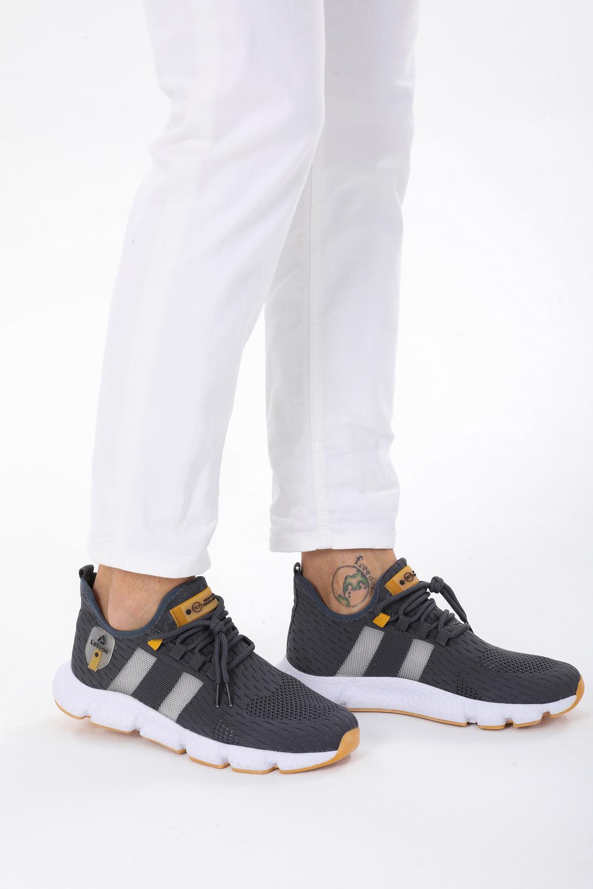 Letoon Te7 Unisex Füme Hardal Spor AyakkabıLetoon Te7 Unisex Füme Hardal Spor Ayakkabı