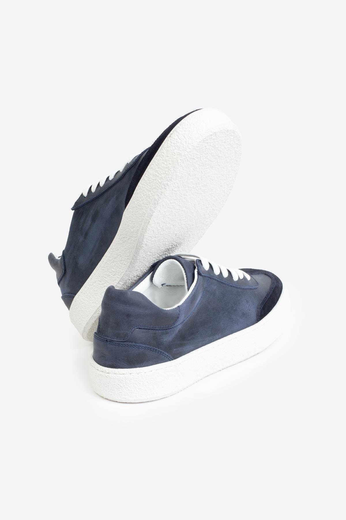 LTN-HY04 Erkek Hakiki Deri Günlük Sneaker –Lacivert Casual Ayakkabı LTN-HY04 Erkek Hakiki Deri Günlük Sneaker –Lacivert Casual Ayakkabı 