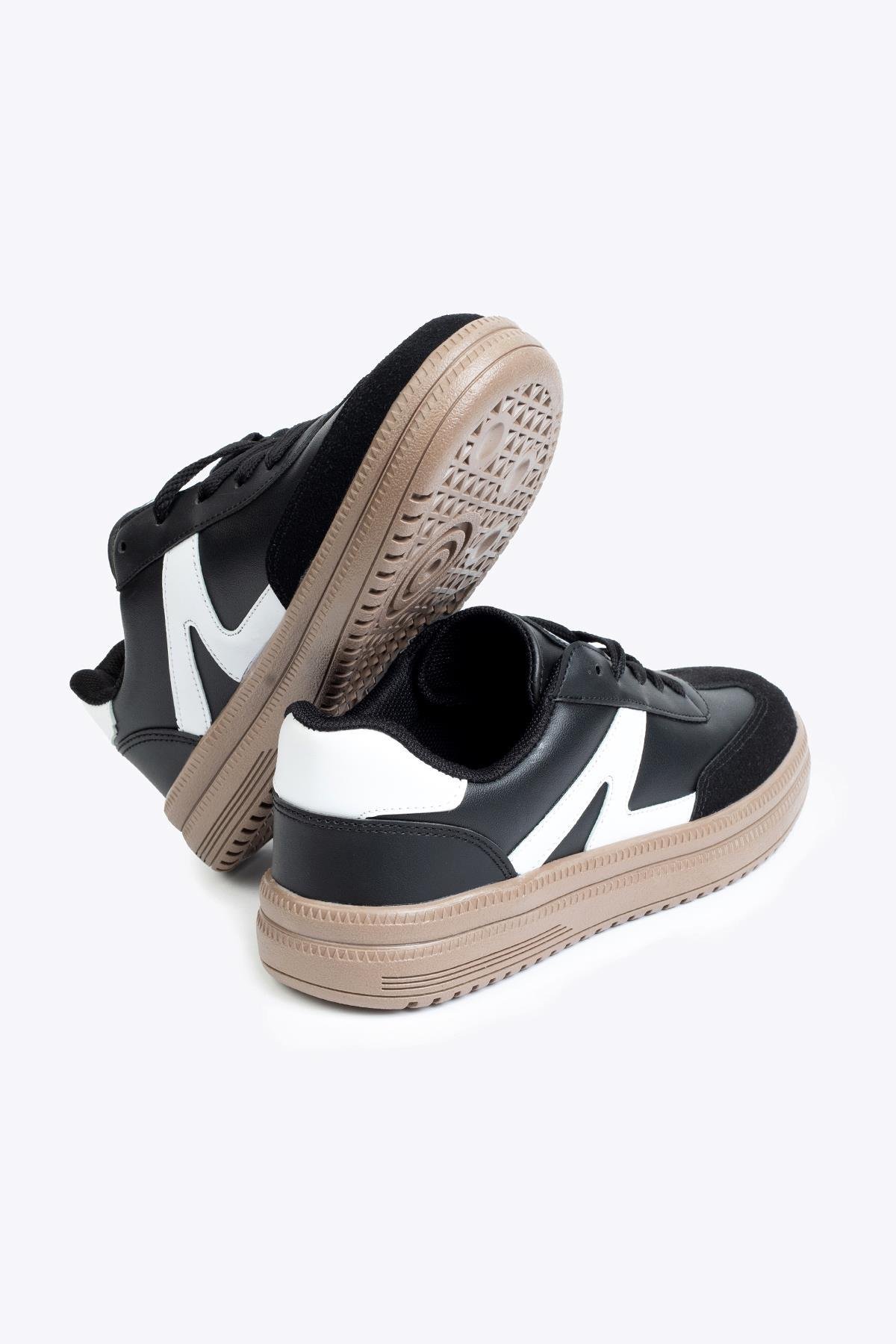 SARRE KADIN SPOR AYAKKABI SİYAH BEYAZSARRE KADIN SPOR AYAKKABI SİYAH BEYAZ