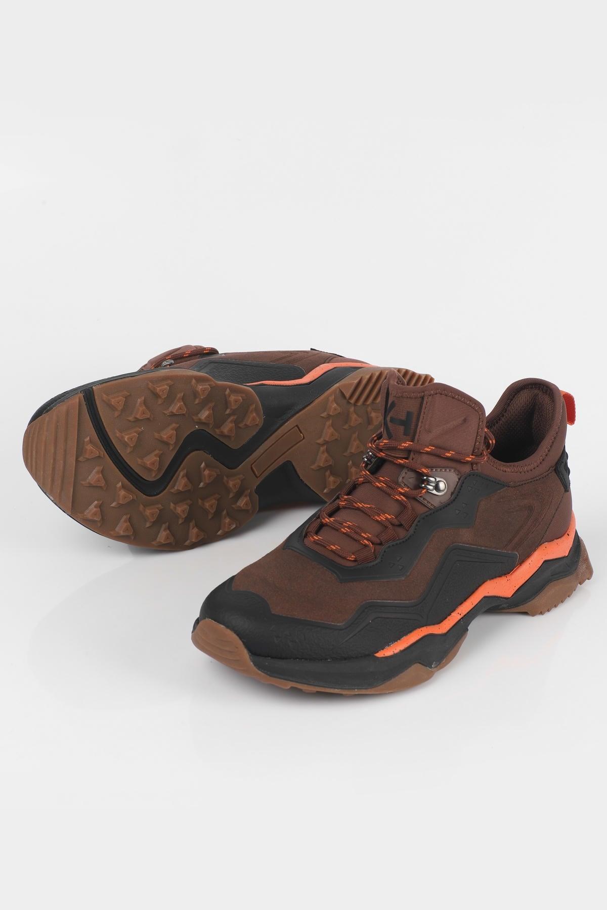 Letoon  BOOT-01 Erkek Outdoor Kalın Tabanlı Bağcıklı Günlük Spor Bot KAHVERENGİ