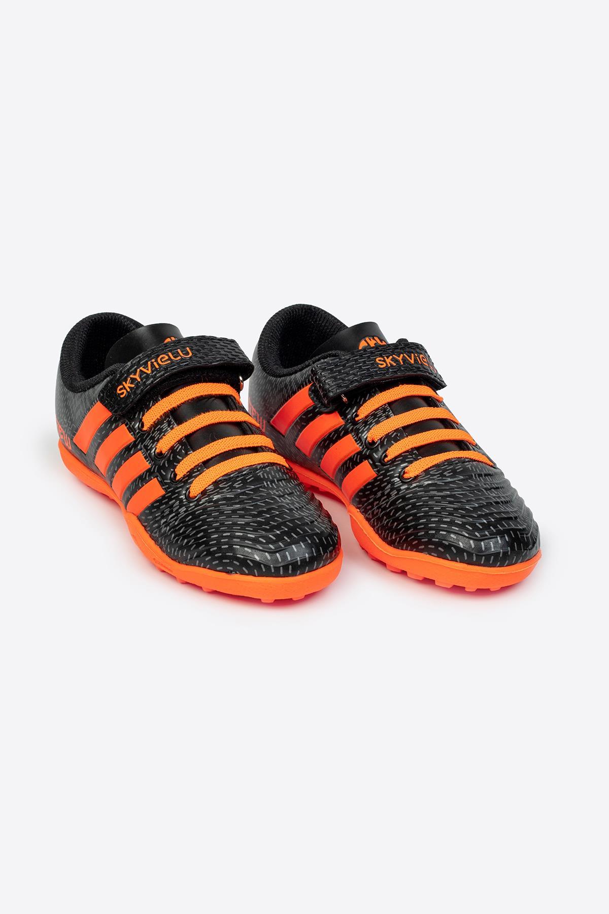 Letoon HS1453 Çocuk Halısaha Ayakkabı SİYAH TURUNCU