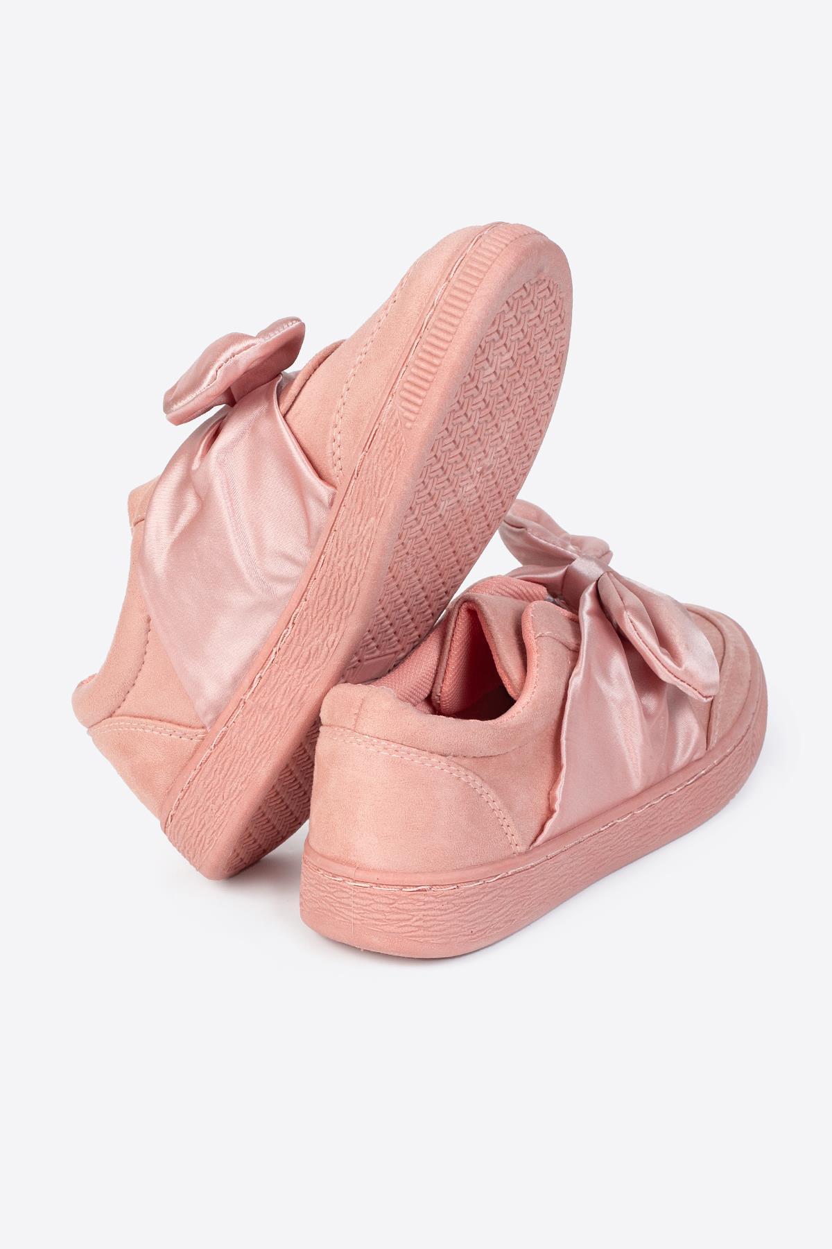 Letoon MİSS Bağcıksız Süet Spor Ayakkabı PUDRA