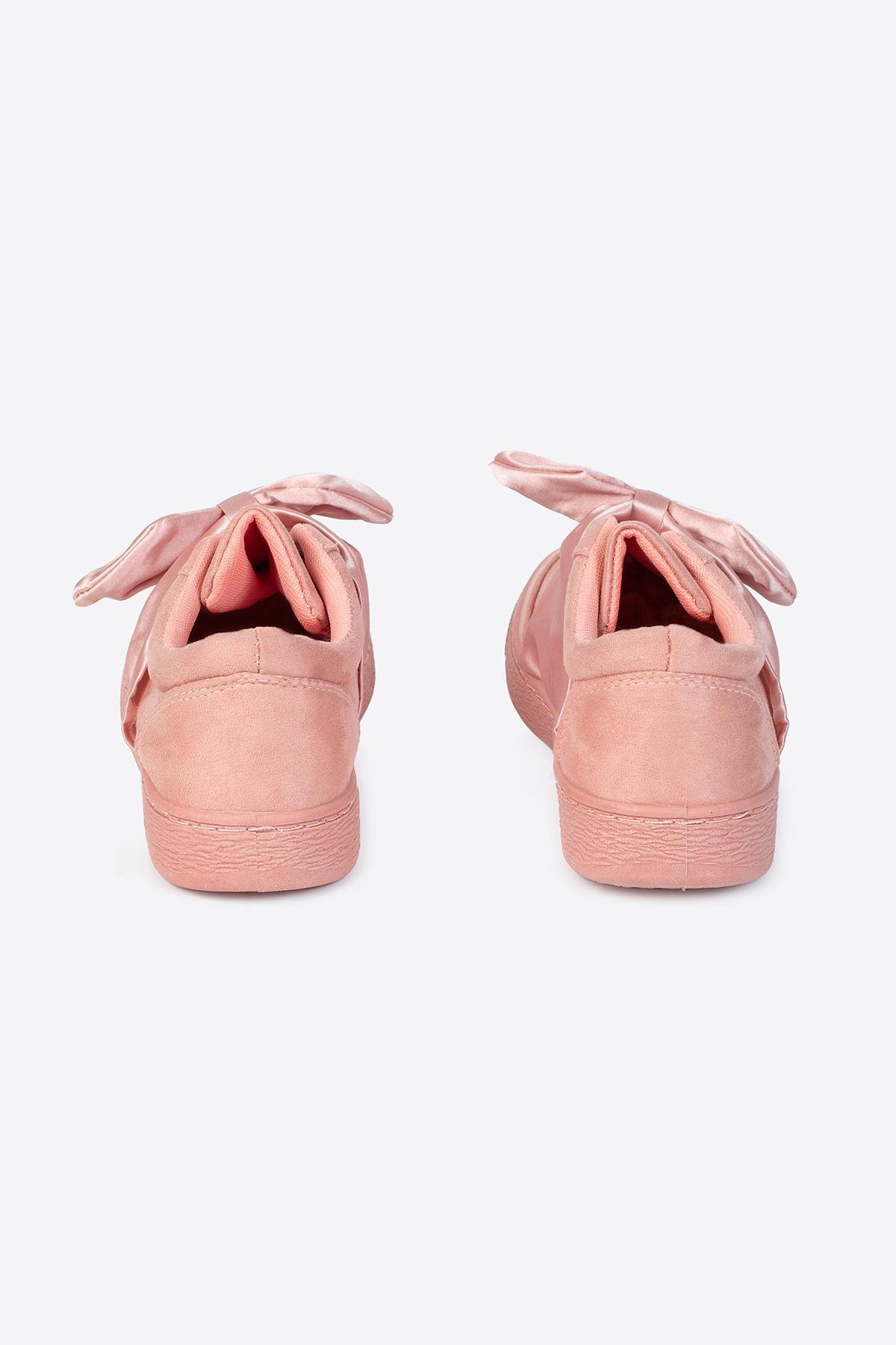 Letoon MİSS Bağcıksız Süet Spor Ayakkabı PUDRA