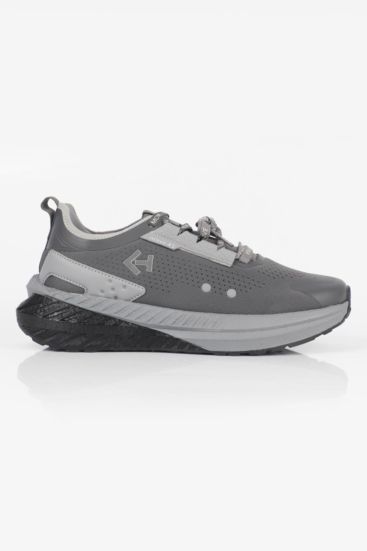 Letoon  MOVE-41 Unisex Yüksek Tabanlı Sneaker FÜME