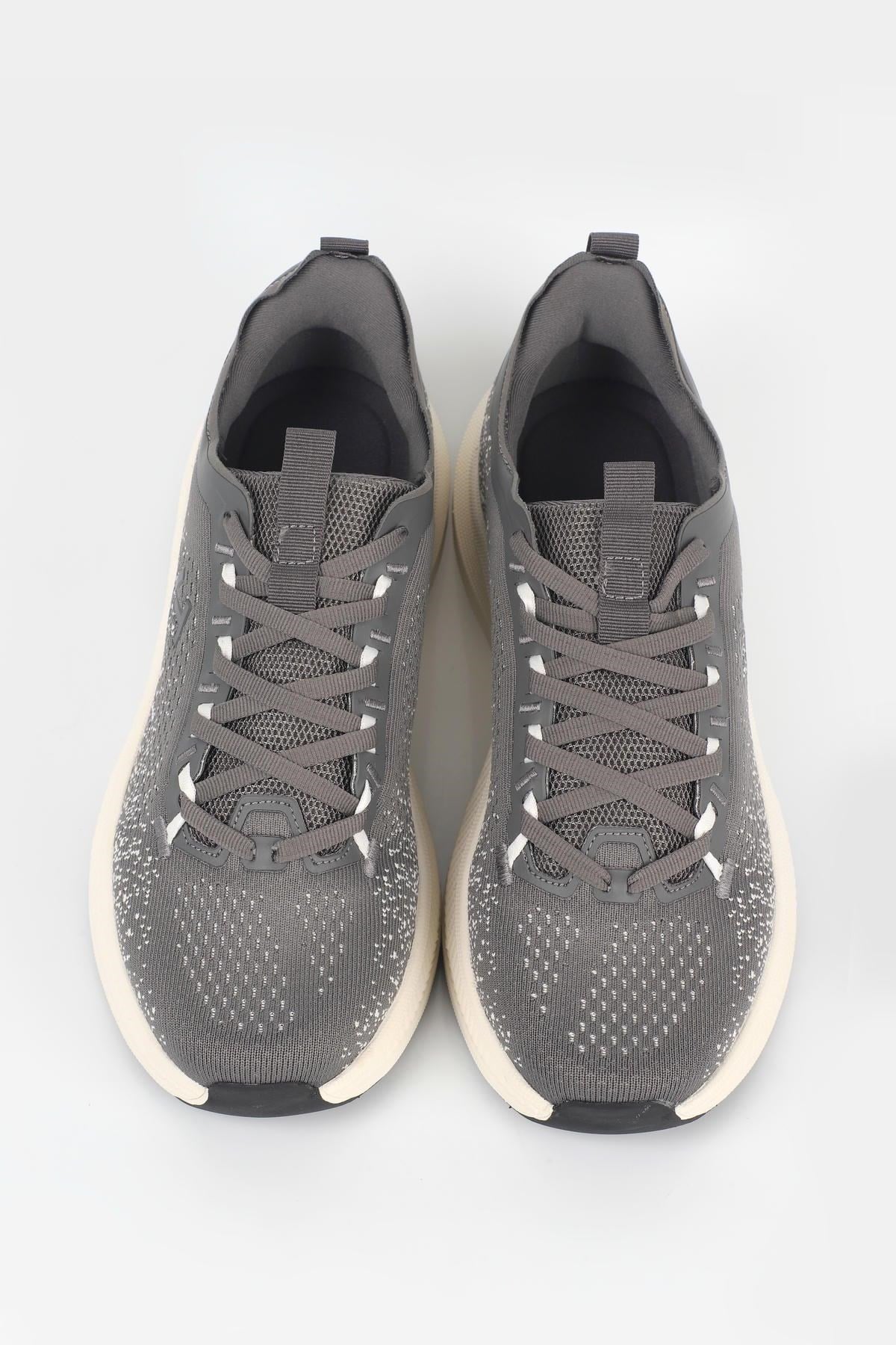 Letoon MOVE-50 Unisex Yüksek Tabanlı Örgü Dokulu Günlük Sneaker Spor Ayakkab FÜME