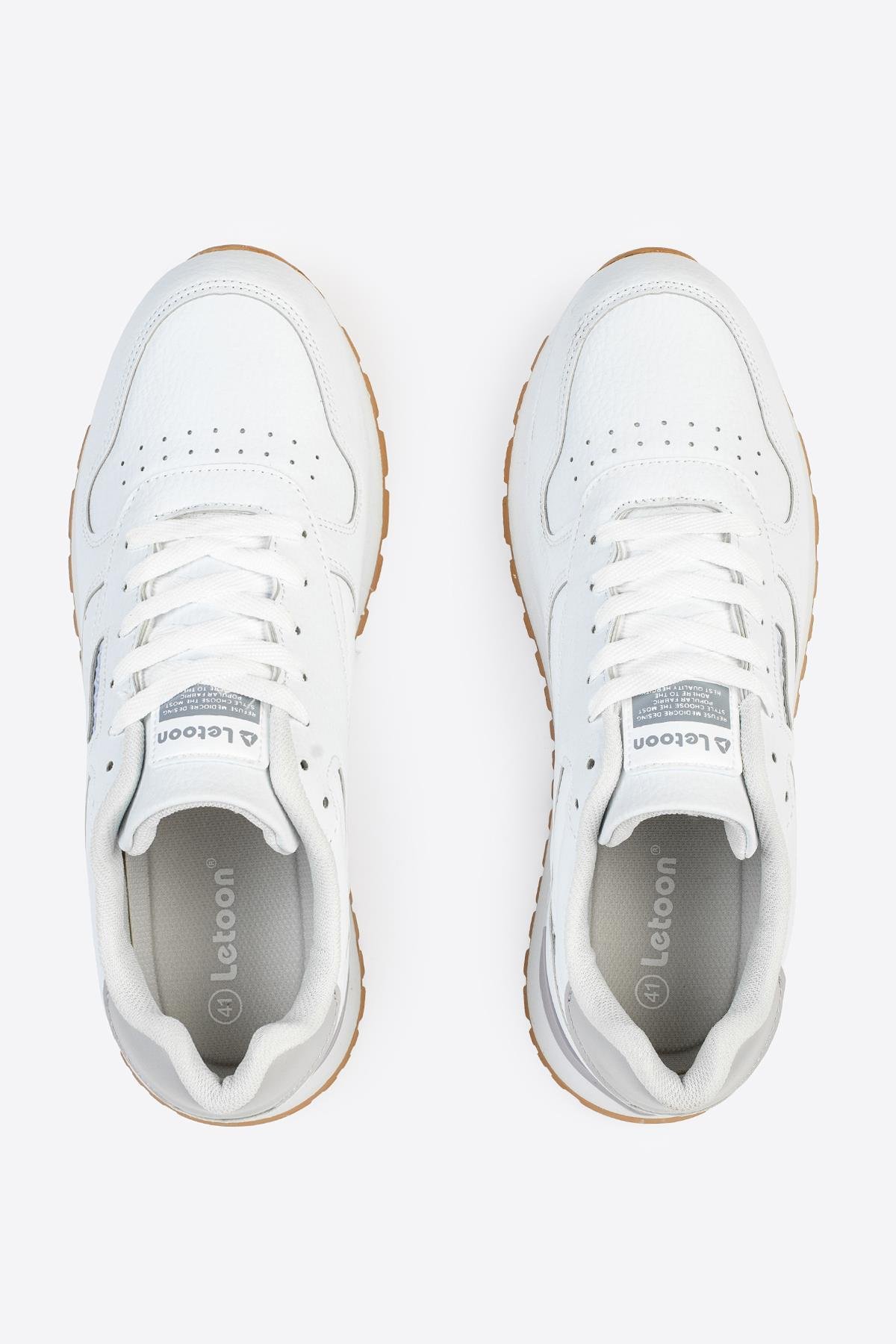 Letoon Tornado Erkek Premium Beyaz Sneaker 