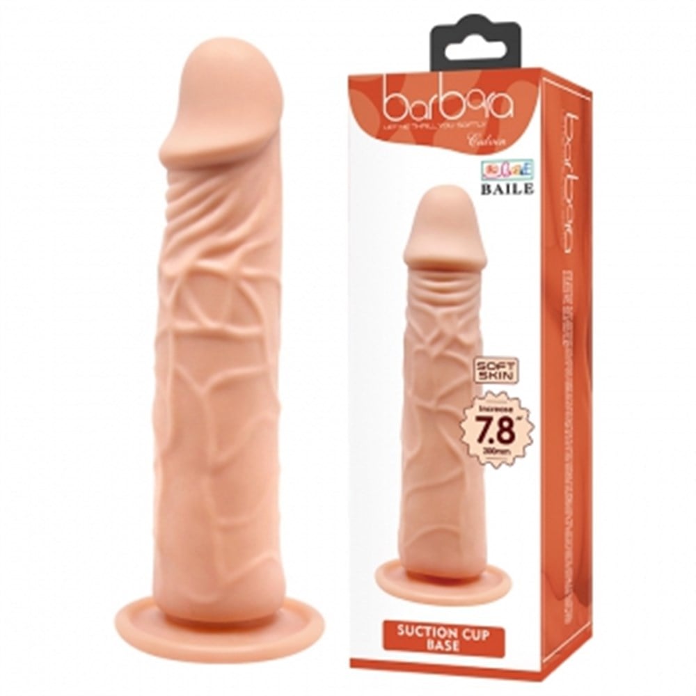 20 cm Belden Bağlamalı Realistik Vantuzlu Dildo Penis Set