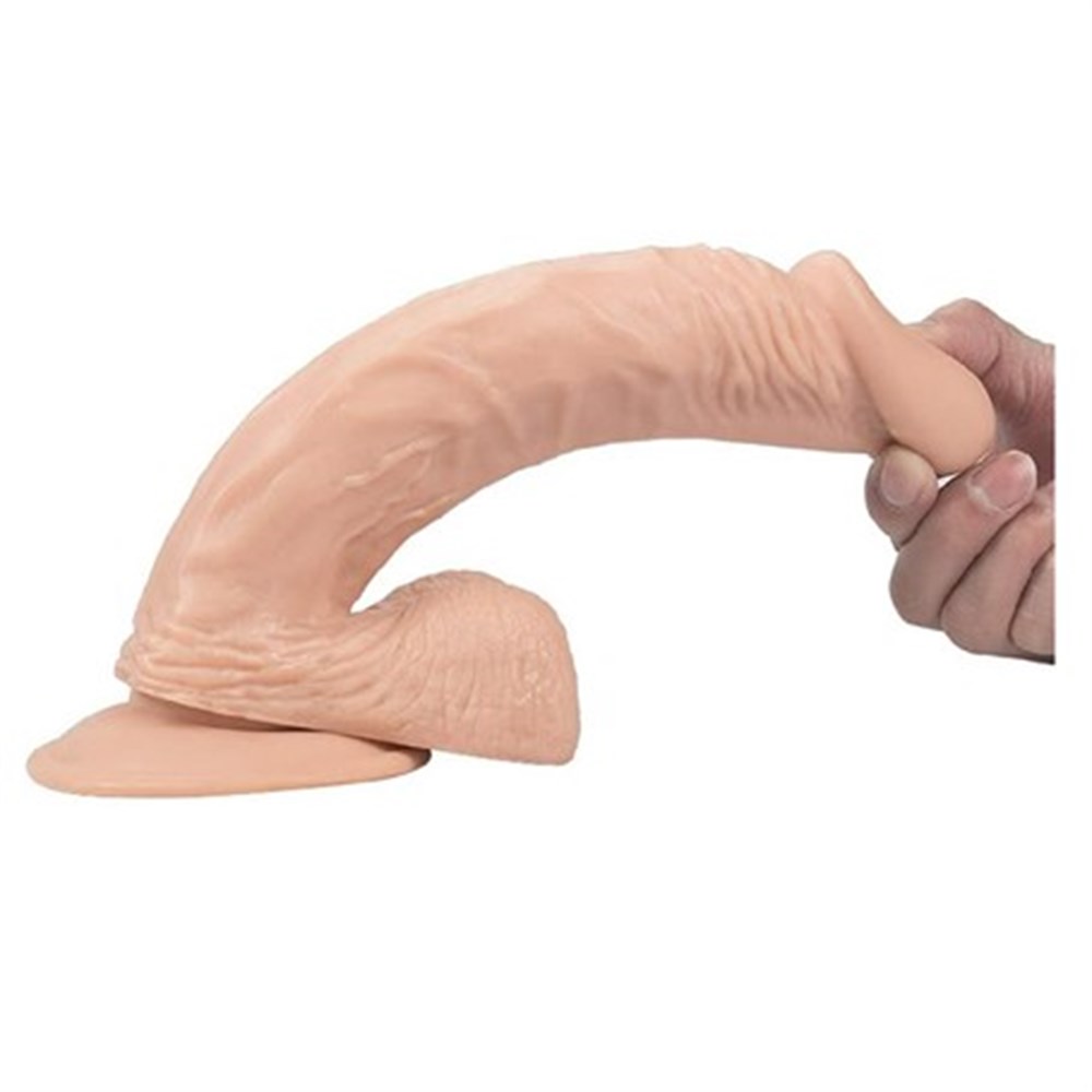 24 cm Realistik Vantuzlu Dildo Penis