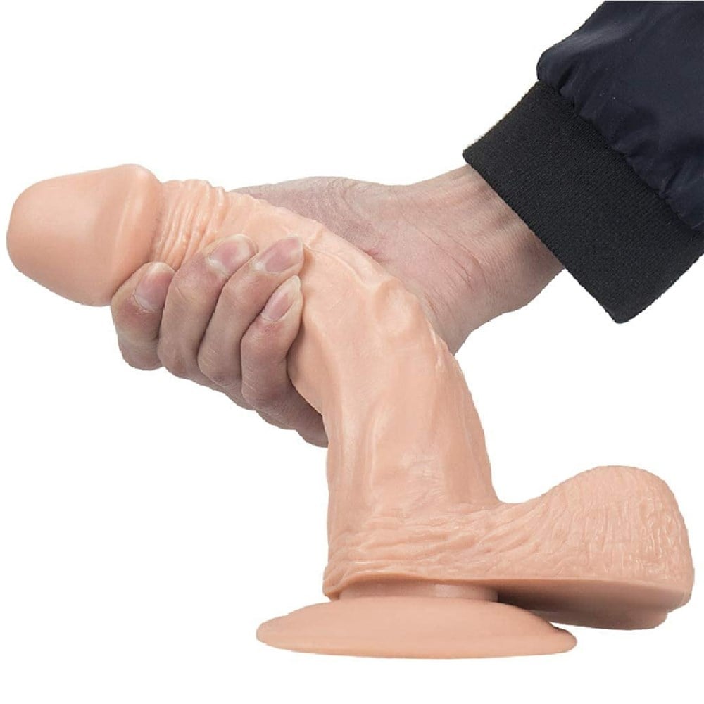 24 cm Realistik Vantuzlu Dildo Penis