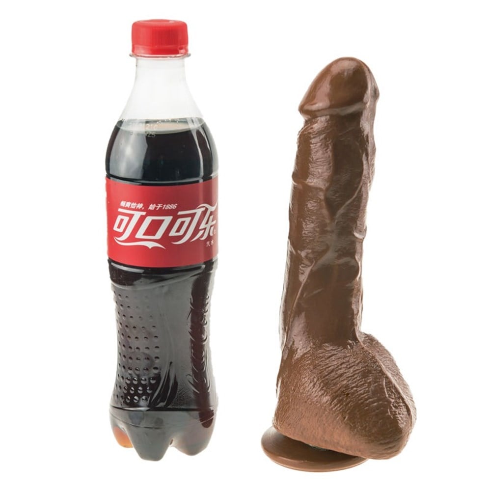 25 cm Realistik Vantuzlu Melez Dildo Penis