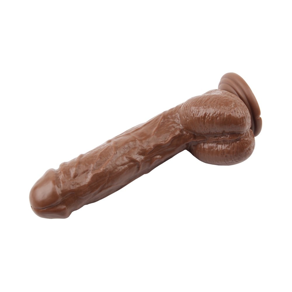 25,5 cm Gerçekçi Kalın Melez Dildo Penis - Alexander Lee