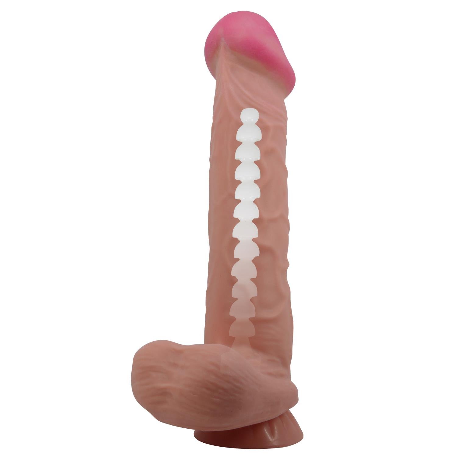 26 cm Kıkırdak Yapılı Çift Katmanlı Gerçekçi Dildo Penis