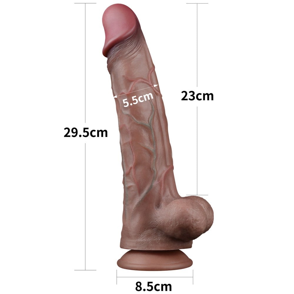 29,5 cm Gerçekçi Kalın Dildo Penis