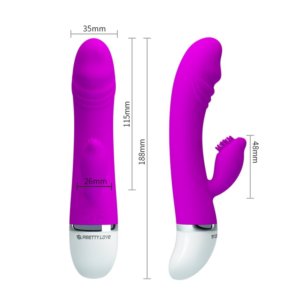 30 Fonksiyonlu Klitoris Uyarıcılı Teknolojik Vibratör Penis