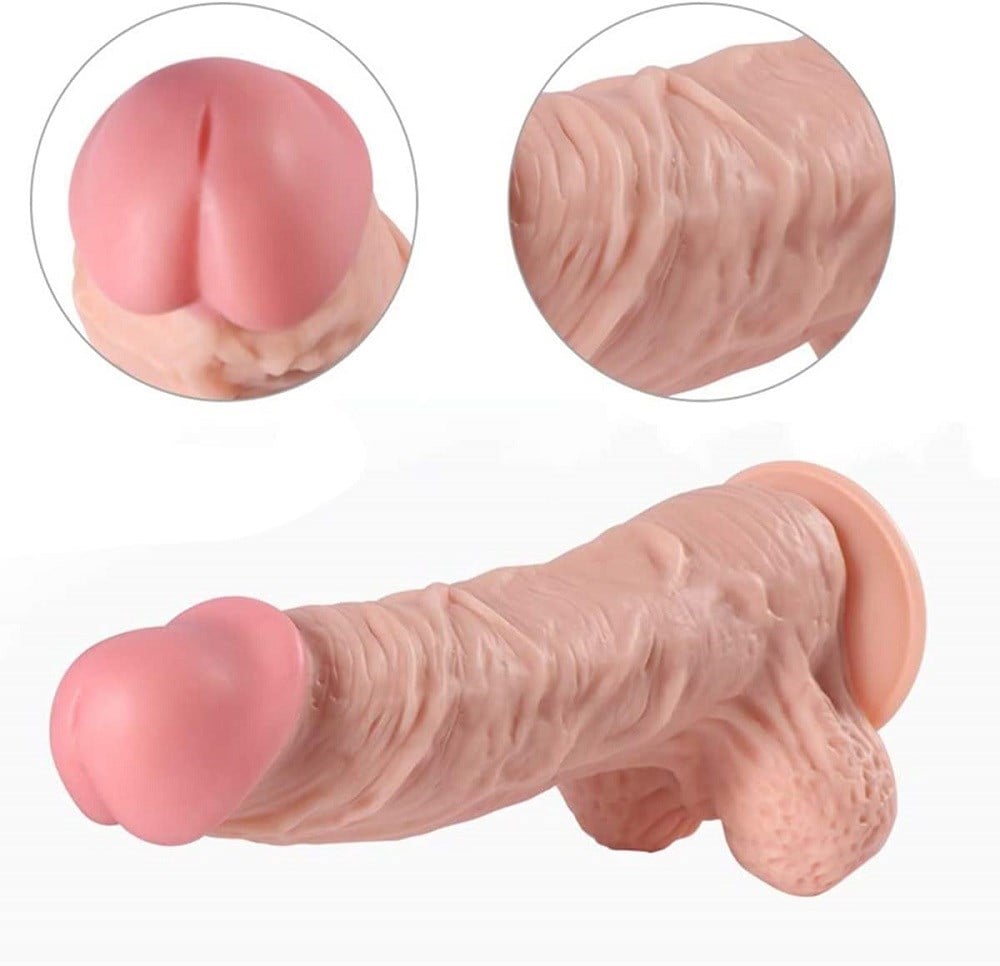 32,5 cm Realistik Büyük Dildo Penis