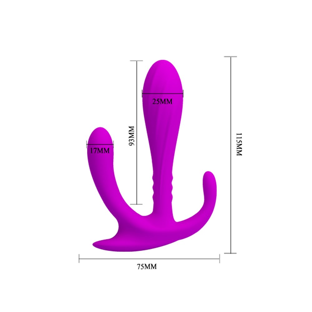 G-Spot Klitoral Uyarıcılı Prostat Stimülatör Anal Plug