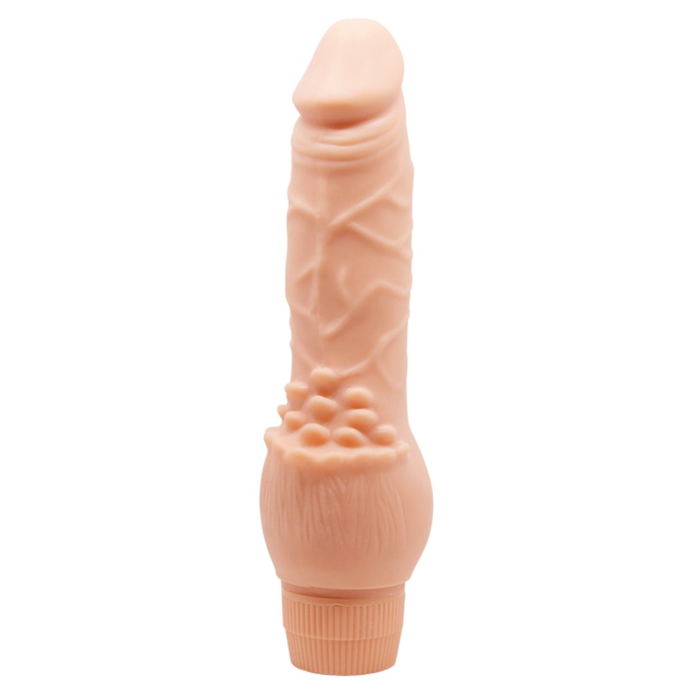 Güçlü Titreşimli 19,5 cm Realistik Vibratör Gerçekci Penis Dildo