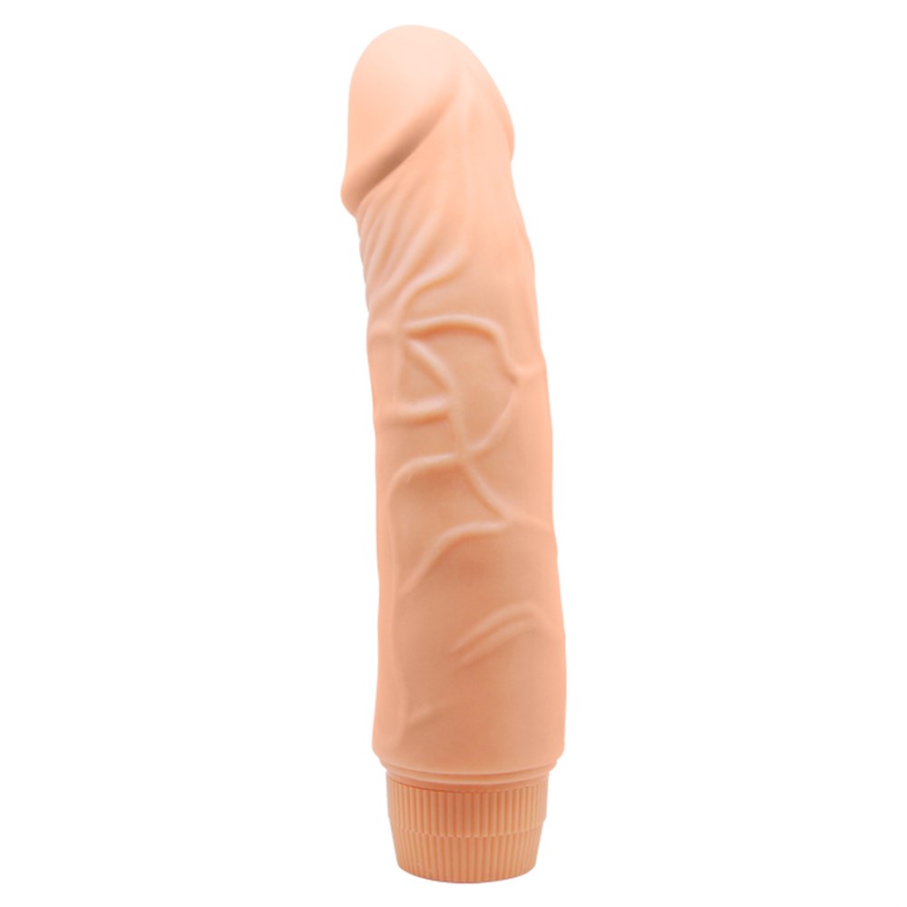 Güçlü Titreşimli 19,5 cm Realistik Vibratör Gerçekci Penis Dildo