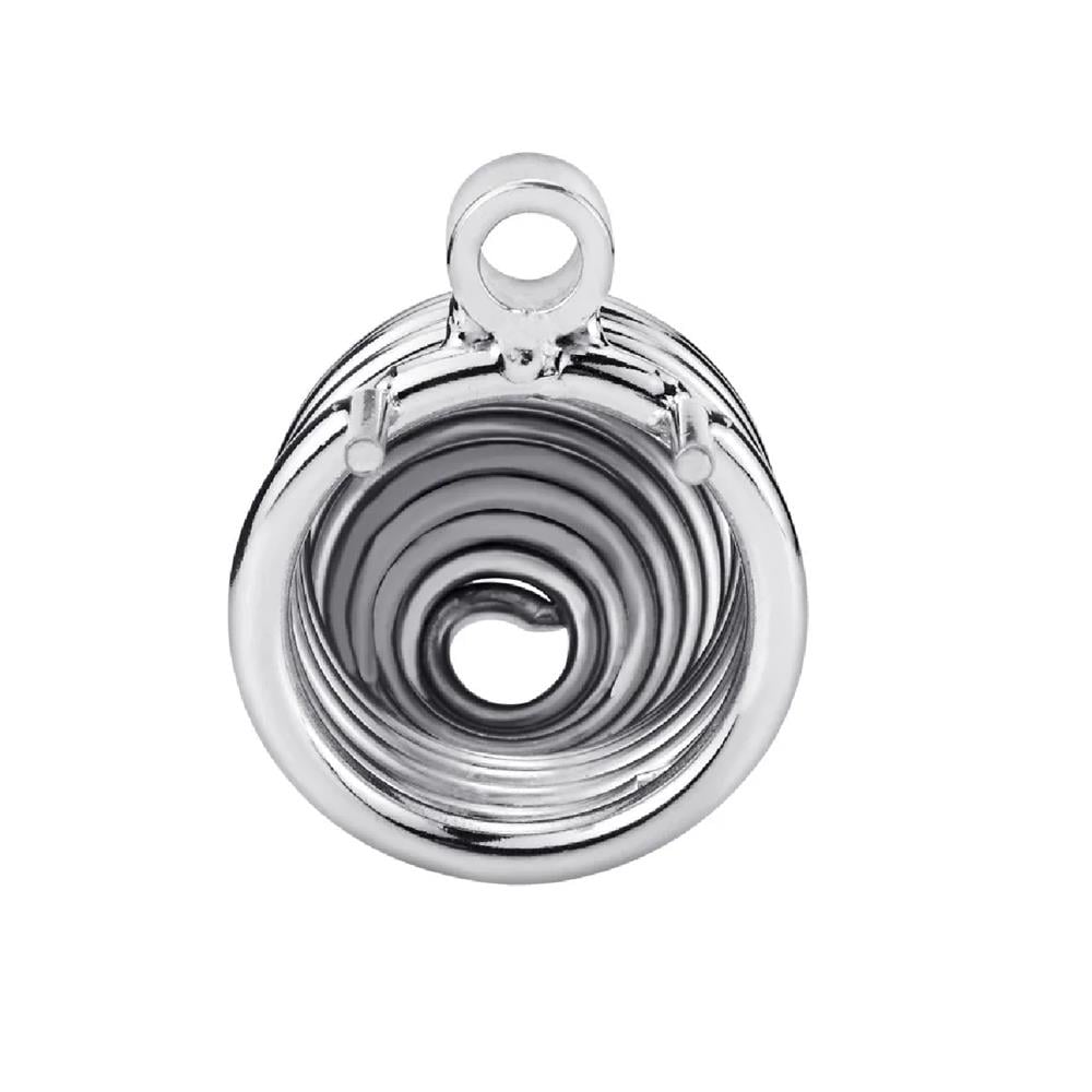 Kilitli Çelik Fetiş Penis Kafesi