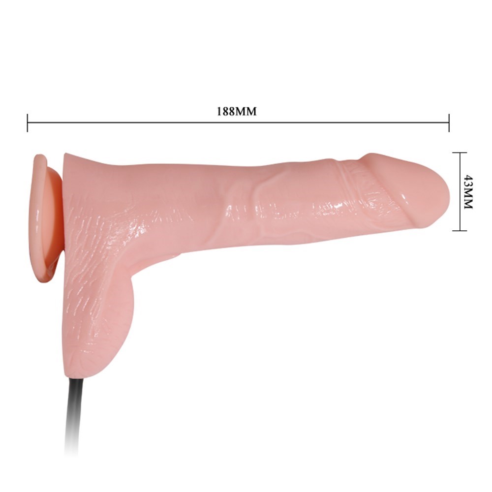 Pompalı Büyüyen Realistik Penis Anal Vajinal Dildo Mastürbatör
