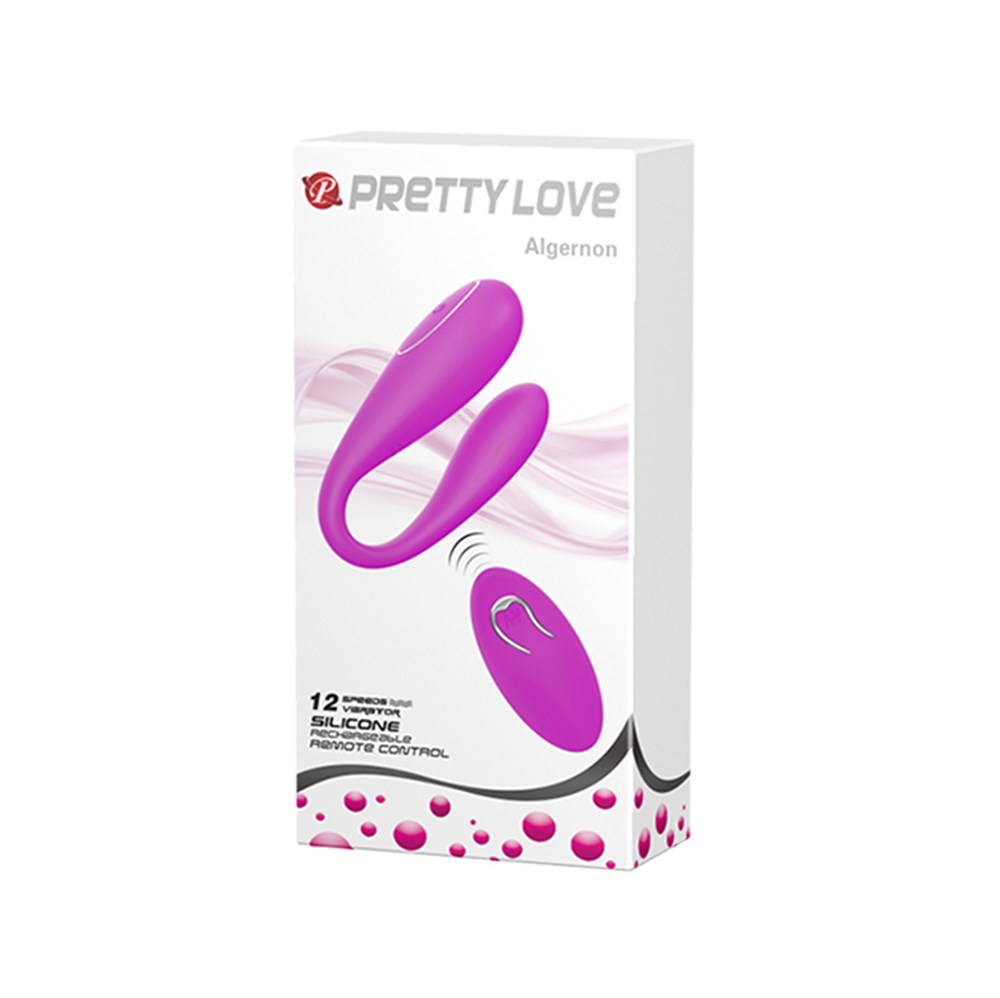 Pretty Love Algernon USB Şarjlı 12 Titreşimli Uzaktan Kumandalı Vibratör