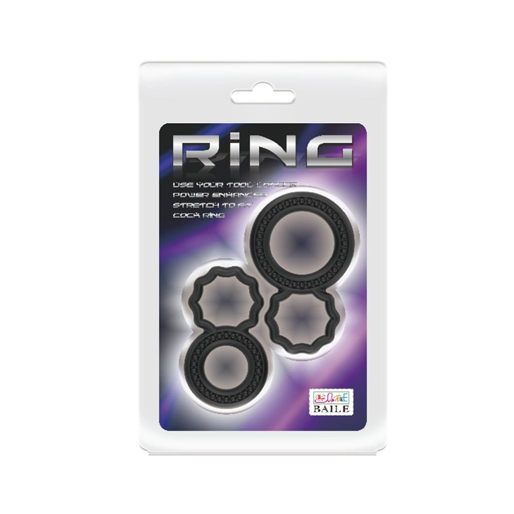 Ring 2'li Tırtıklı Penis Halkası