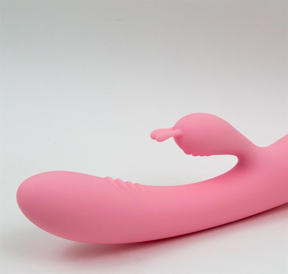 USB Şarjlı 10 Fonksiyonlu Klitoris Uyarıcılı Teknolojik Tavşan Vibratör