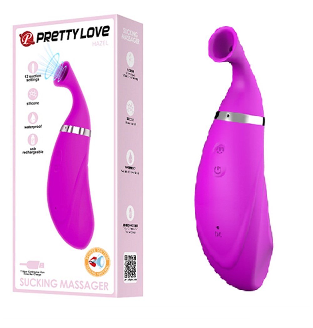 USB Şarjlı 12 Emme Fonksiyonlu Teknolojik Vibratör - Hazel